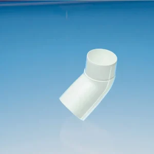 Dachrinnen PVC Rohrbogen DN 53. 45 Grad anthrazit-grau Direktkauf