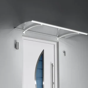 Pultvordach mit LED Technik Edelstahl Neu Im Sortiment