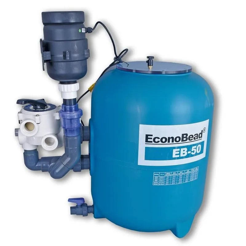 Garantierte Lieferung Aquaforte EconoBead Filter EB-40 Beadfilter mit Bypass