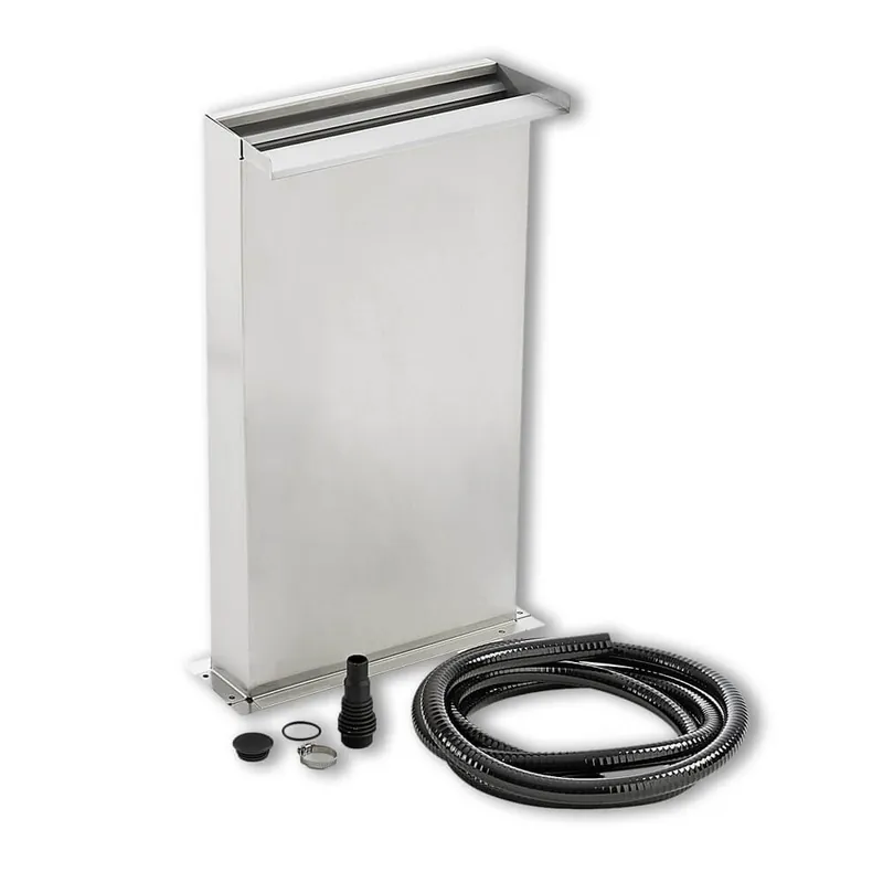 Oase Edelstahl Teich Wasserfall Set mit Stehle 30 cm Jetzt Bestellen