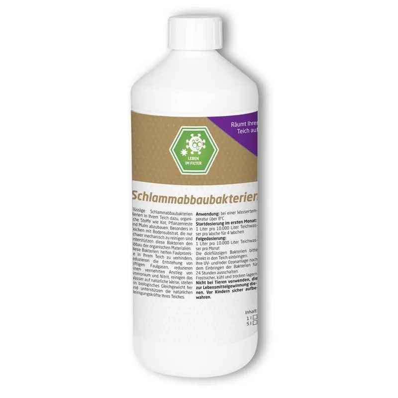Highlight Teich Schlammabbaubakterien 1 Liter