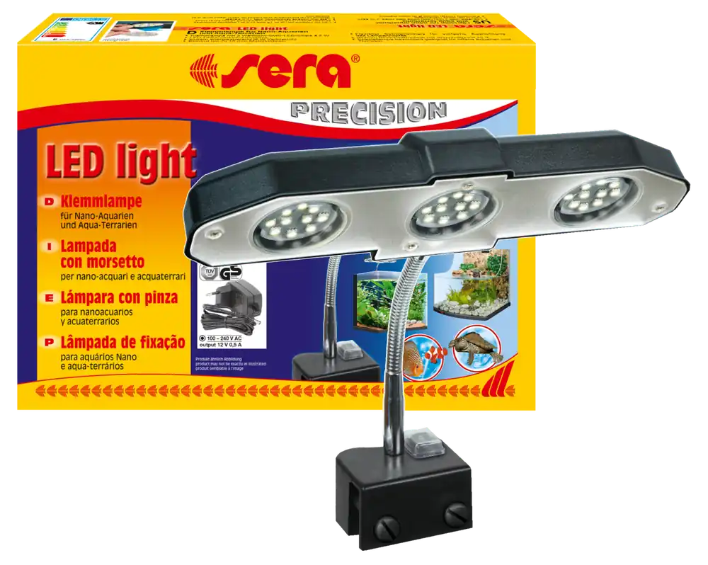 Ausverkauf Sera Aquarium LED Lampe mit breitem Reflektor