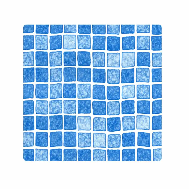 Schwimmbadfolie deluxe Mosaik himmelblau Neue Ware