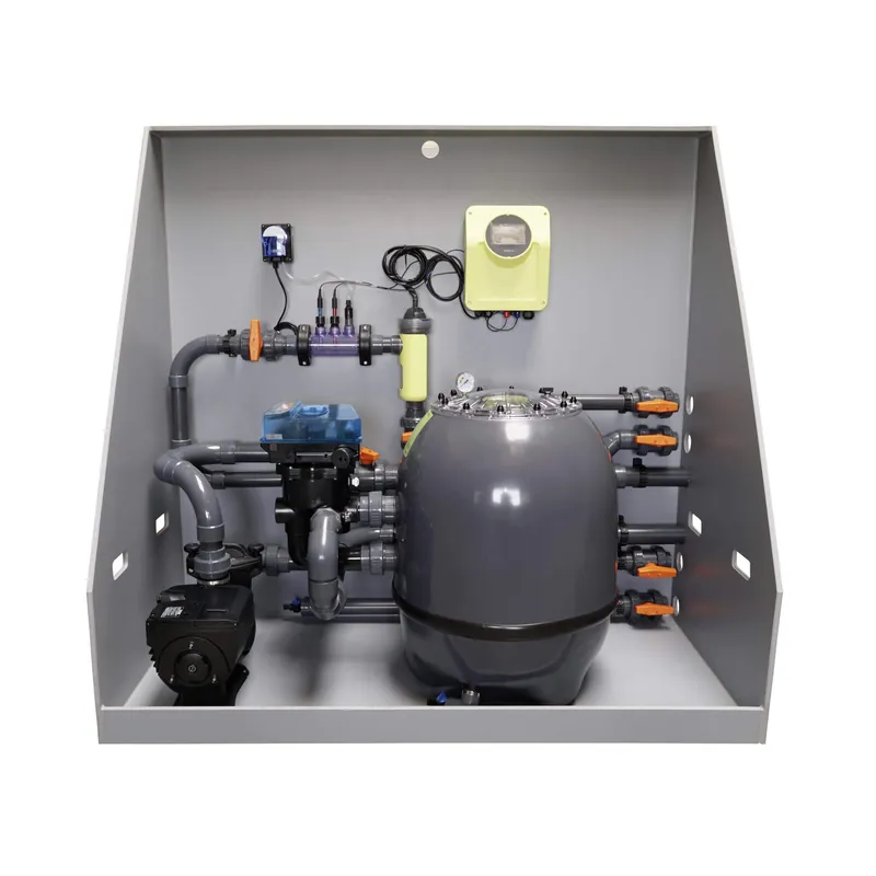 Highlight Peraqua Pooltechnik Filtersystemanlage iQmfort mit Chlordesinfektion