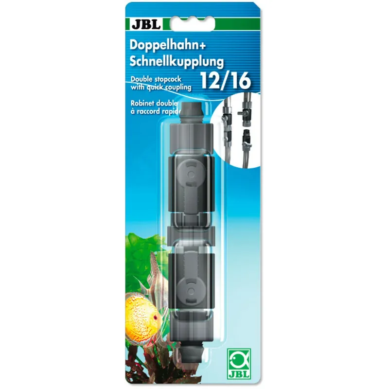 JBL Doppelhahn + Schnellkupplung - 12/16 Sonderangebot