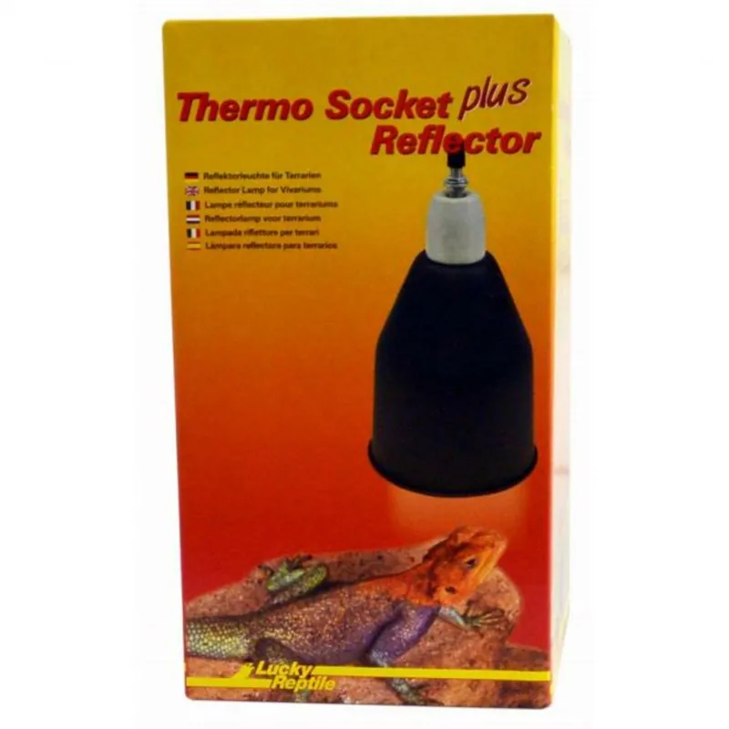 Angebot Lucky Reptile Thermo Socket + Reflector (schwarz) - groß