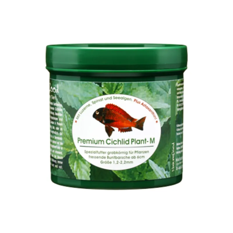 Naturefood Premium Cichlid Plant medium - 85 g Zertifiziert