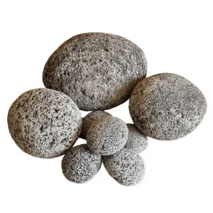 Black Pebbles / Zen Pebbles ( Preis pro Stück ) Körnung 7-9 cm Must-Have