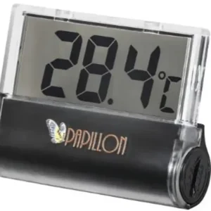 Papillon Digital Thermometer black/transparent, 1 Stück Abverkauf