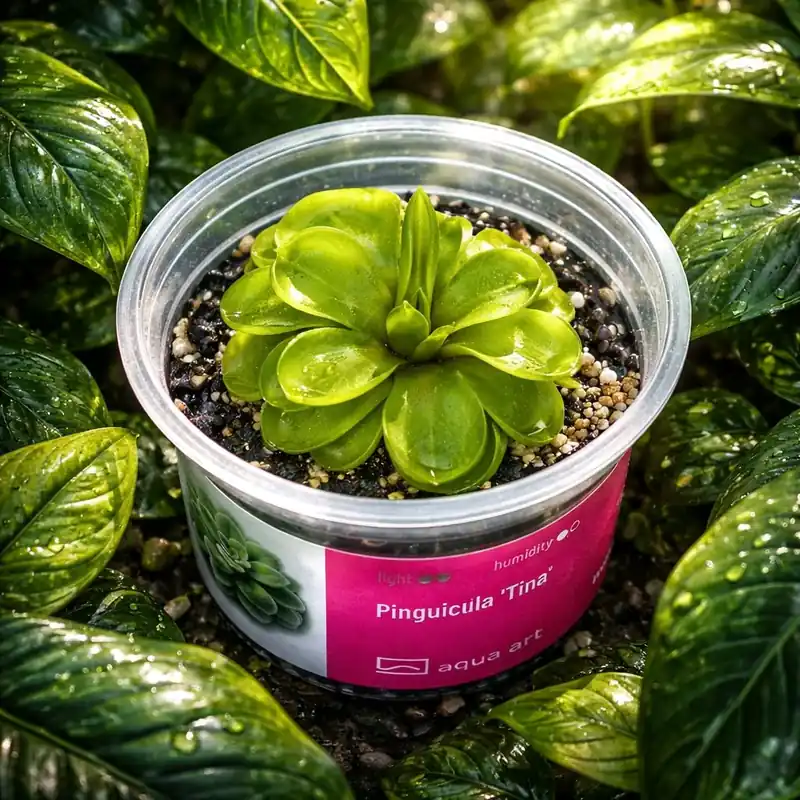 Pinguicula 'Tina' Finale Aktion