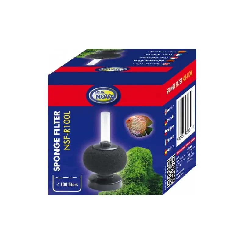 Aqua Nova Bio-Schwammfilter rund NSF-R100L Sonderaktion