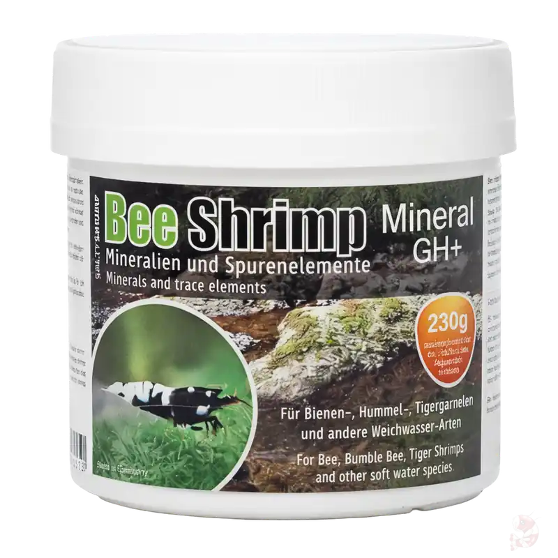 Nur Heute Salty Shrimp - Shrimp Mineral GH+ 230 g | Bienensalz für Weichwasser 110g