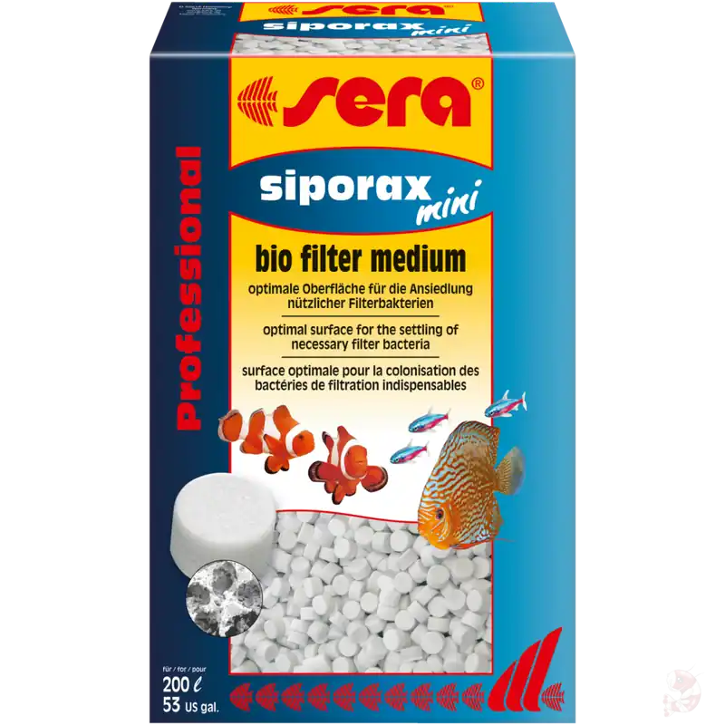 sera siporax mini Professional 270 g (1000 ml) | biologisches Filtermedium bis 200 l 35 g Sichere Zahlung
