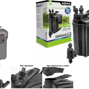 Neu Aquael Außenfilter MINIKANI 80