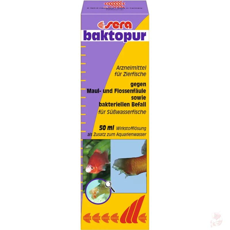 sera baktopur, 50 ml | bei bakteriellen Infektionen & Flossenfäule Neue Kollektion