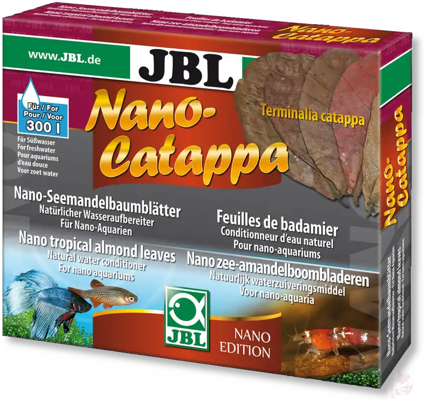 JBL Nano-Catappa | Natürliche Seemandelbaumblätter für Aquarien Mega-Angebot