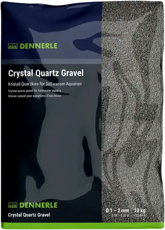 Sonderaktion Dennerle Kristall-Quarzkies - Diamantschwarz, 10 kg Beutel 5 kg Beutel