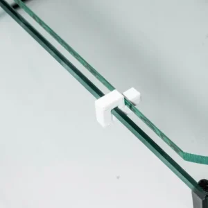 Rabatt U-Line Abdeckscheibe Halter für Wandstärke 3 mm, Deckelstärke 3 mm, weiß, 4 Stk.