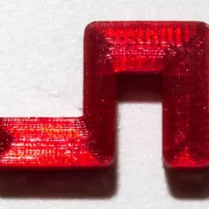 Bestpreis U-Line Abdeckscheibe Halter für Wandstärke 4 mm, Deckelstärke 2 mm, rot transparent, 4 Stk.