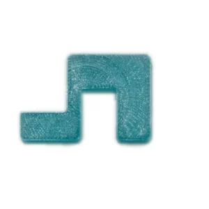 Begrenztes Angebot U-Line Abdeckscheibe Halter für Wandstärke 6 mm, Deckelstärke 4 mm, blau transparent, 4 Stk.