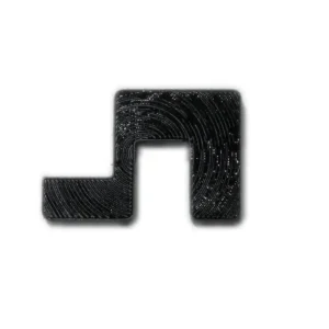 U-Line Abdeckscheibe Halter für Wandstärke 6 mm, Deckelstärke 6 mm, schwarz, 4 Stk. Jetzt Bestellen