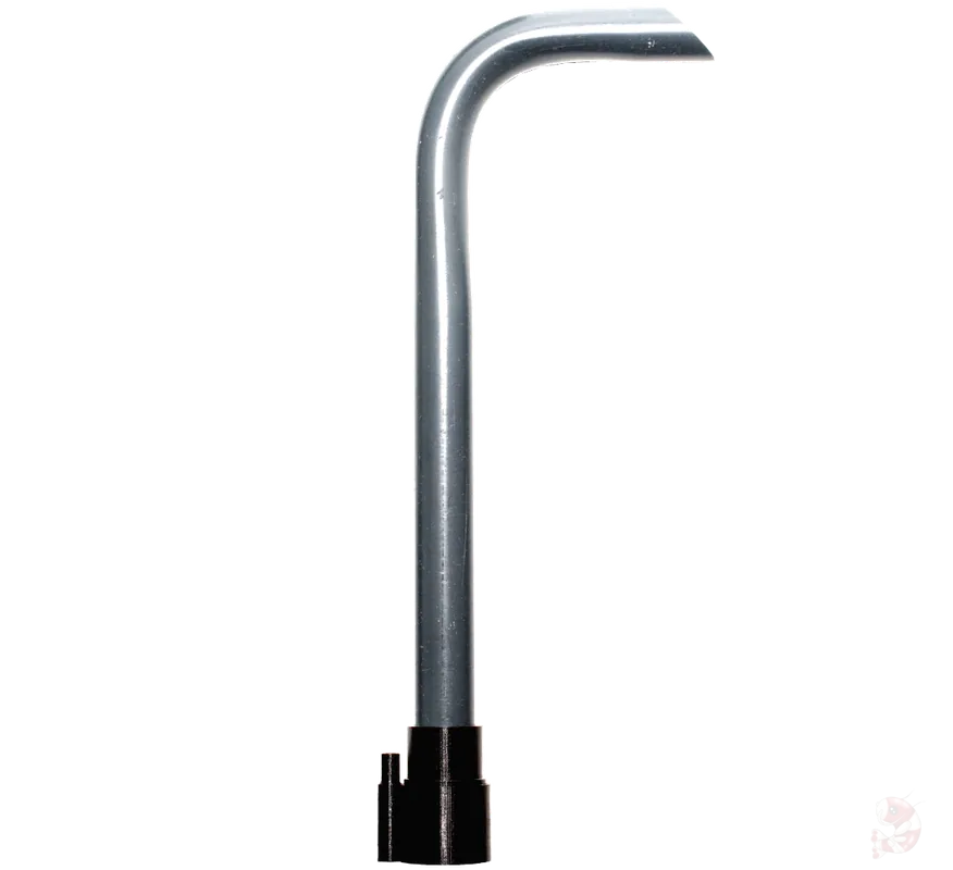 Luftheber GTS gebogen 12 mm - GTS35 | ideal für höhere Schwammfilter GTS20 Top-Seller