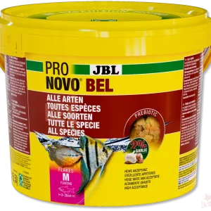 Nur Heute JBL Pronovo Bel Flakes M - Hauptfutter für Aquarienfische 8-20 cm, 5500 ml 100 ml