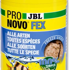 Letzte Chance JBL ProNovo Fex, 100 ml | Gefriergetrocknete Tubifex-Würfel JBL NovoFex. 100 ml
