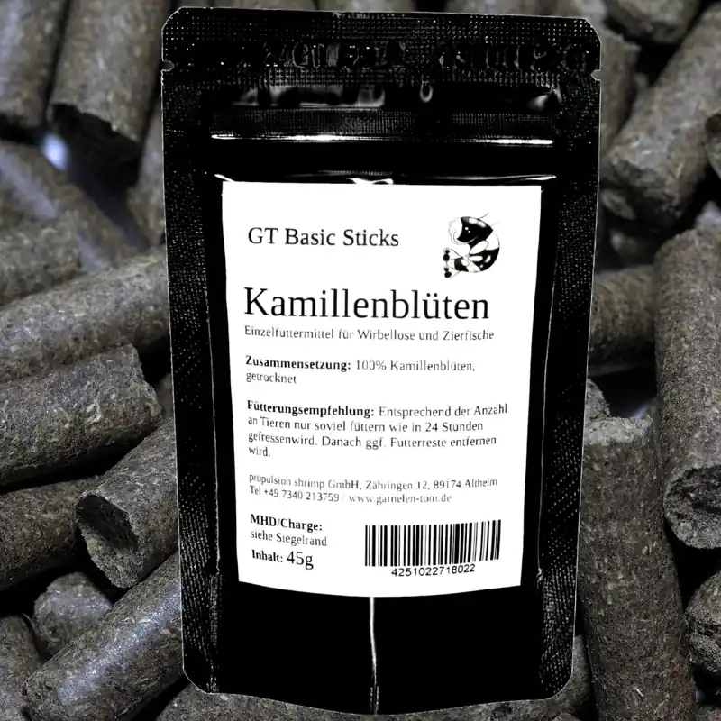 Begrenztes Angebot GT Futtersticks Kamillenblüten, 100 g 45 g