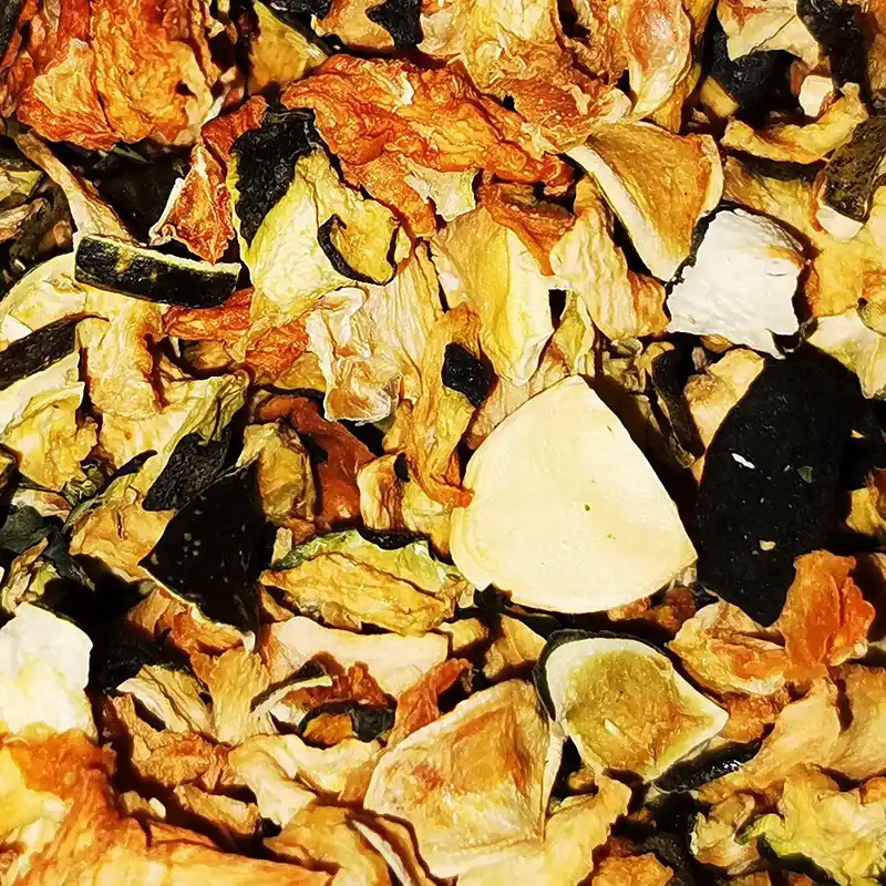 Zucchini Chips Stücke | Gesunder Gemüse-Snack für Garnelen & Schnecken Heißes Angebot