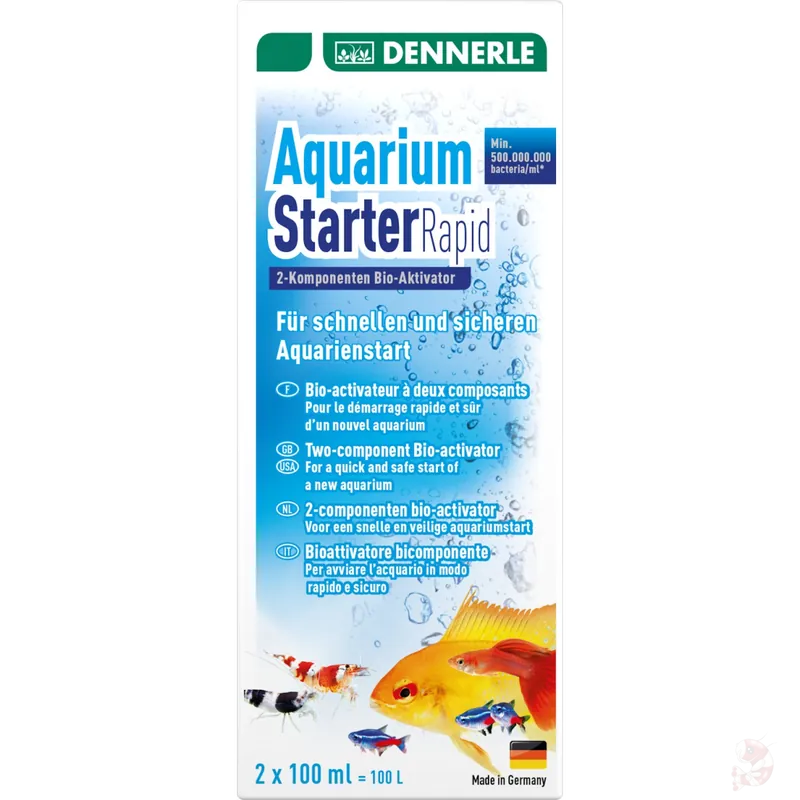 Ausverkauf Dennerle Aquarium Starter Rapid, 200 ml
