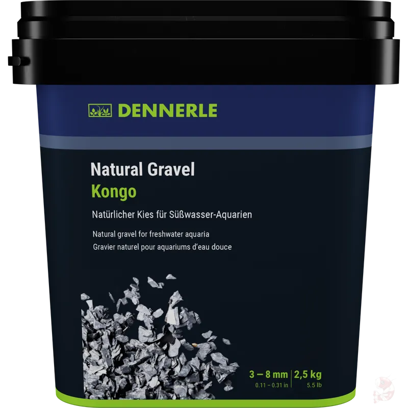 Dennerle Natural Gravel Kongo 3-8 mm, 2,5 kg 3-8 mm. 500 g Sale