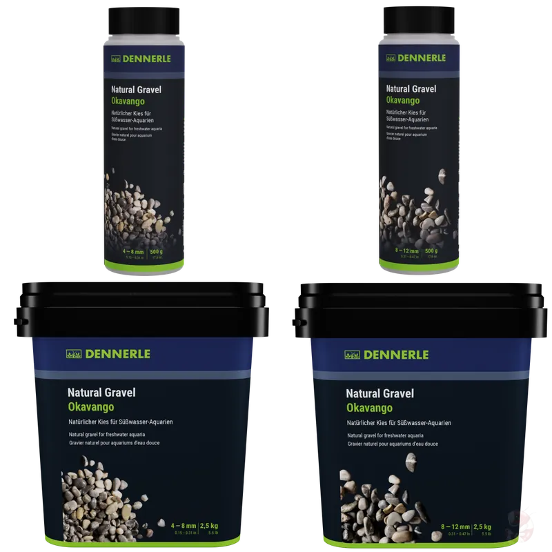Preis Gesenkt Dennerle Natural Gravel Okavango 4 - 8 mm & 8 - 12 mm 4-8 mm. 500 g
