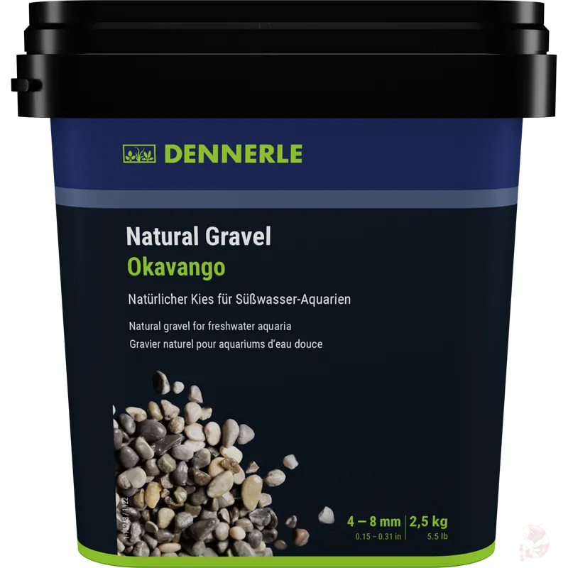 Expressversand Dennerle Natural Gravel Okavango 4-8 mm, 2,5 kg 4-8 mm. 500 g