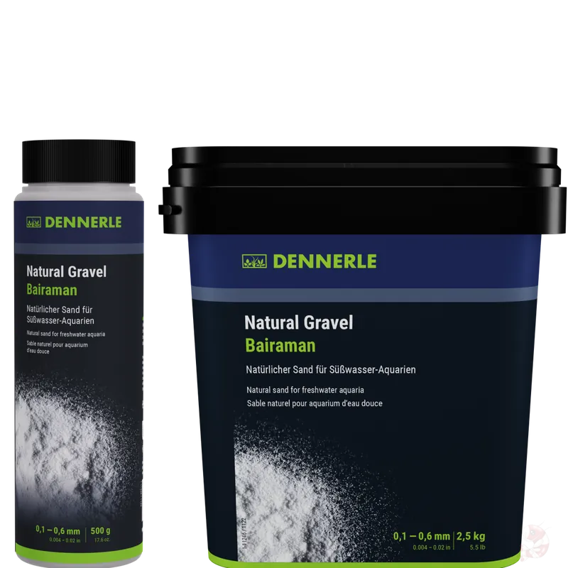Highlight Dennerle Natural Gravel Bairaman 0,1 - 0,6 mm 0.1-0.6 mm. 500 g