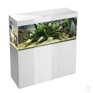 Aquael Aquariumset Glossy 120 Kombination Day & Night weiß | 260 l Aquarienkombination Glossy 80 weiß Kombination - 125 L Schnäppchen