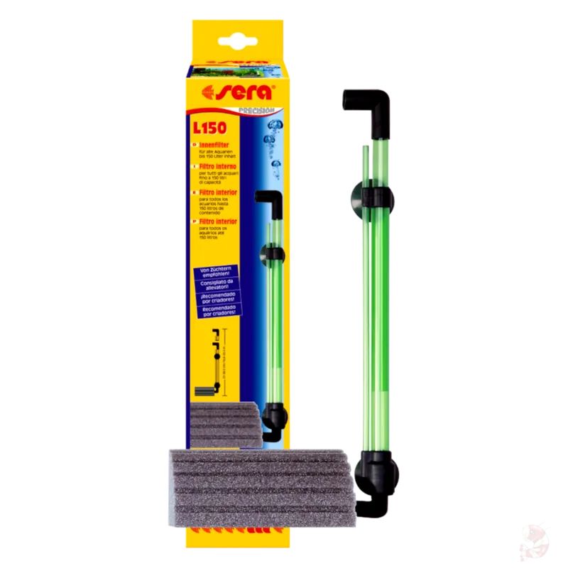 sera Innenfilter L150 | Luftbetriebener Schwammfilter für 150L Ohne Magnethalterung Neu Im Sortiment