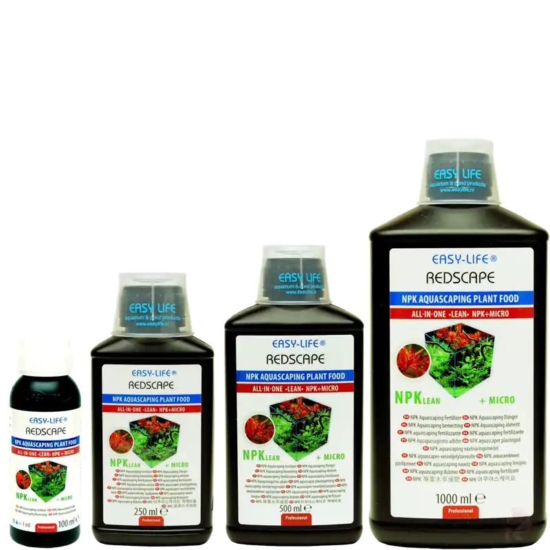 Must-Have Easy-Life RedScape | NPK + Mikrodünger für rote Aquarienpflanzen 100 ml