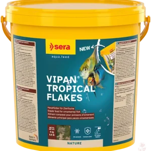 sera Vipan Flakes, 10 Liter | Züchterpackung Flockenfutter 100 ml Sonderangebot
