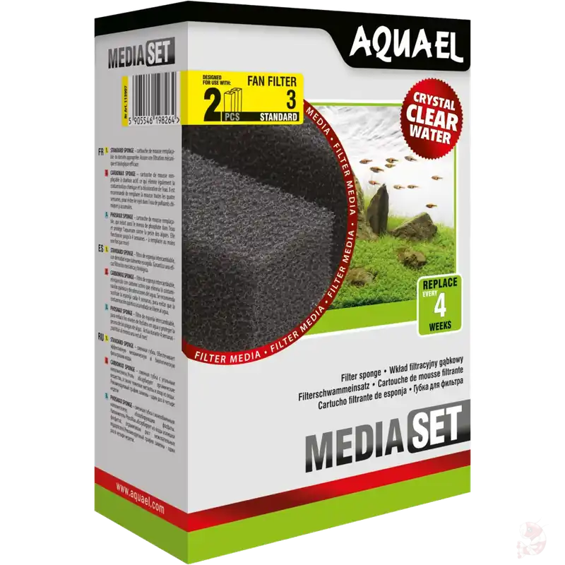 Aquael Filterschwamm FAN 3 Plus (2 Stk.) FAN Mikro Plus (2 Stück) Bestpreis