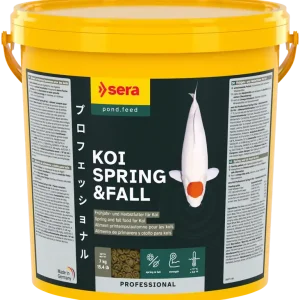 Sera Prof. Koi Frühjahr/Herbst 21 Liter Eimer Spezialfutter Teichfutter Fische Neue Kollektion