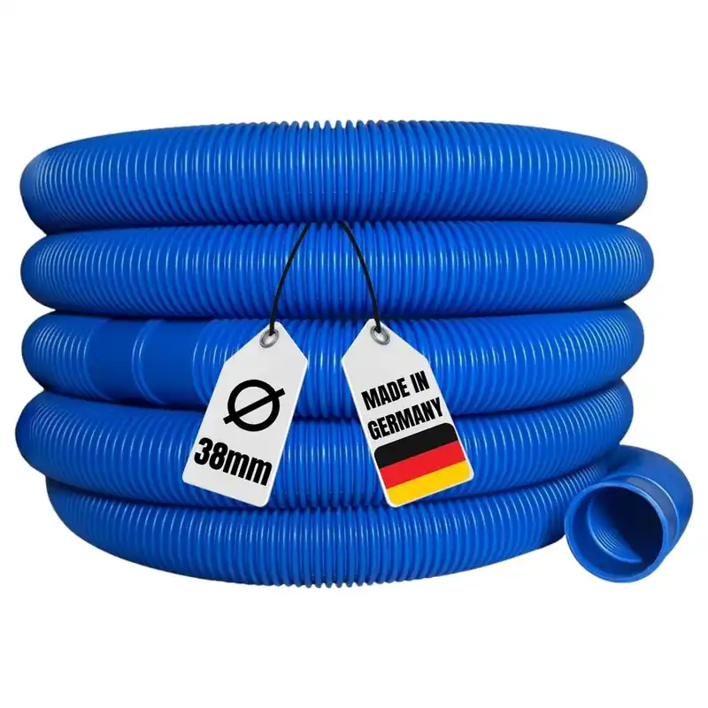 Top-Preis 1,5 Meterware 38mm 1 1/2" Poolschlauch Muffenabstand 1,5m