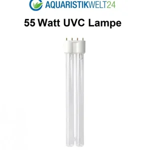 Geprüft 55 Watt UVC Ersatzlampe für Wasserklärer mit 2G11 Sockel