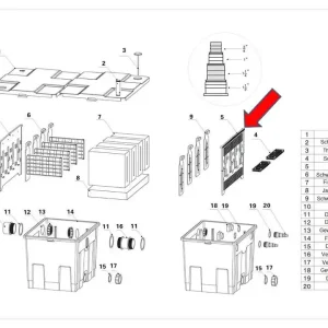 Nur Für Kurze Zeit Ersatzteil "Trennstück" PART 5 - Kammerfilter CBF-350