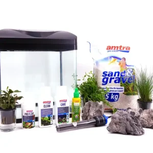Nano Aquarium Laguna in schwarz "inklusive Dekoration" Must-Have