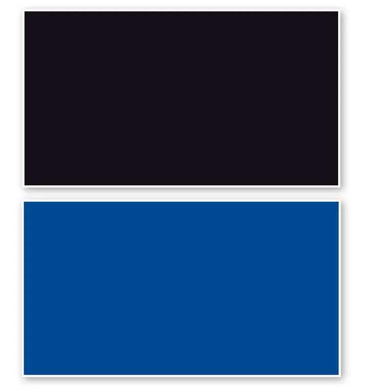 Preiswert Fotorückwand Schwarz/Blau beidseitig 100x60cm 2in1 Rückwandposter