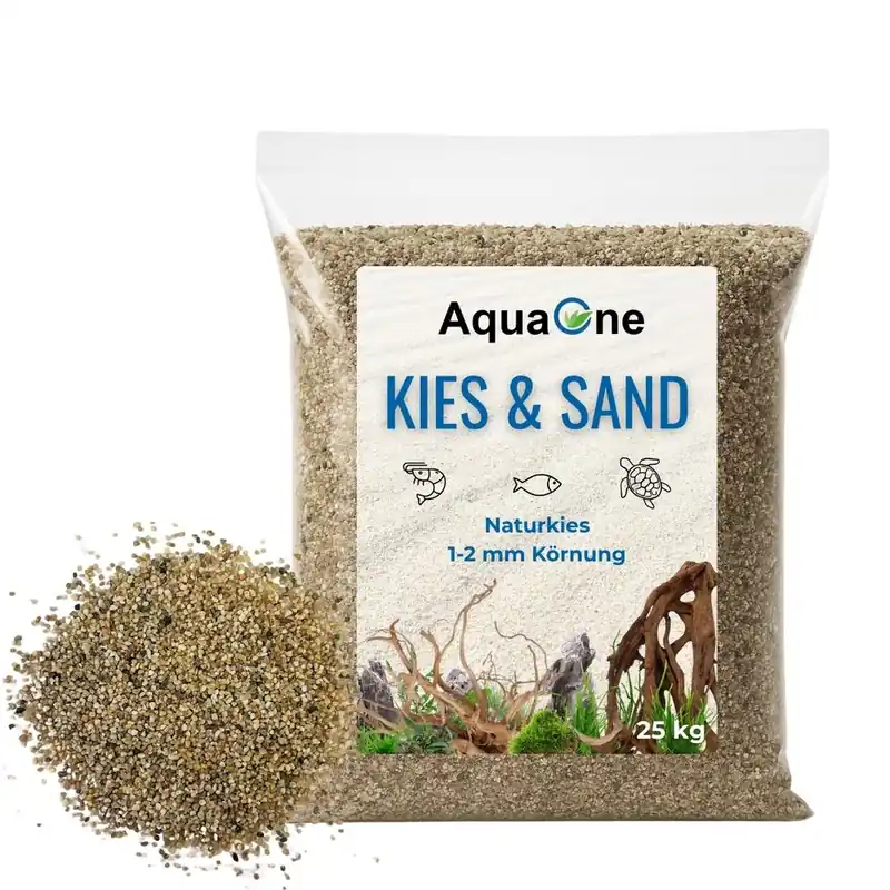 Top-Angebot 25 kg Naturkies Beige (2-3 mm) – Premium Bodengrund für Aquarien