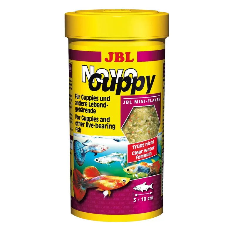 Direkt Vom Hersteller JBL NovoGuppy 100ml Hauptfutter für Lebendgebärende z. B. Guppys