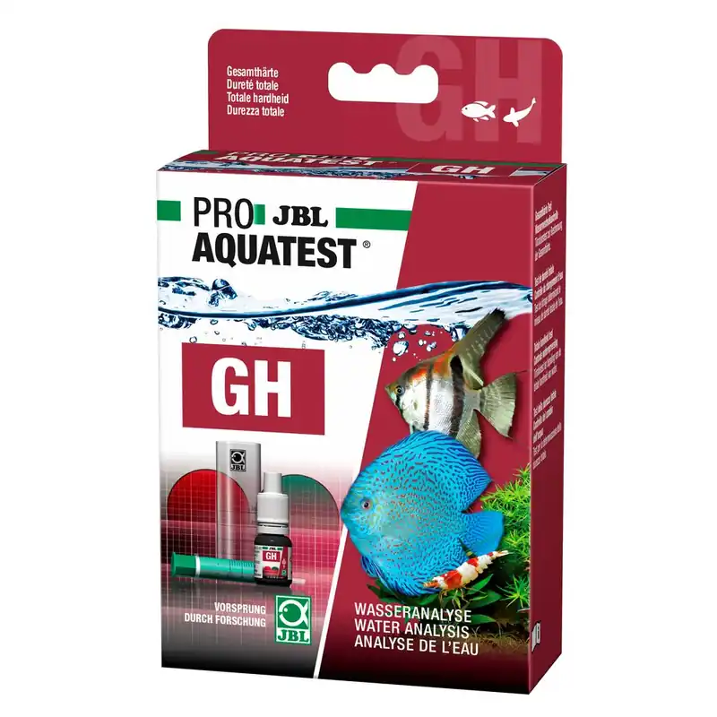 JBL GH Test GH Schnelltest Bestimmung der Gesamthärte Süßwasser Aquarium & Teich Ausverkauf