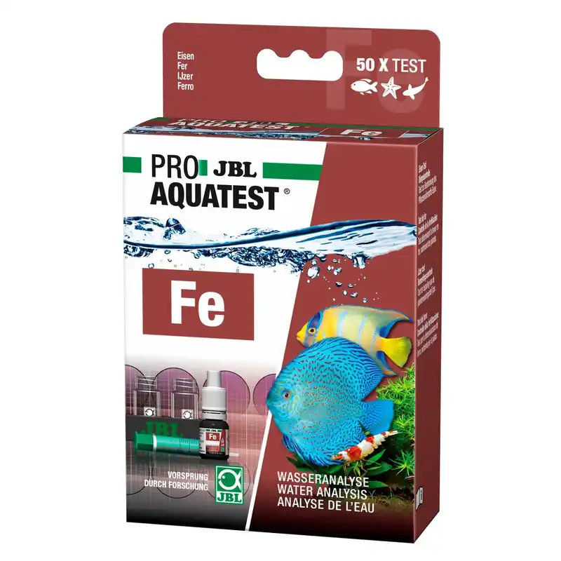 Meistverkauft JBL Fe Eisen Test Schnelltest Eisengehalt in Süß-/Meerwasser Aquarien & Teichen